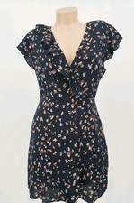 SHEIN Black V Neck Mini Dress