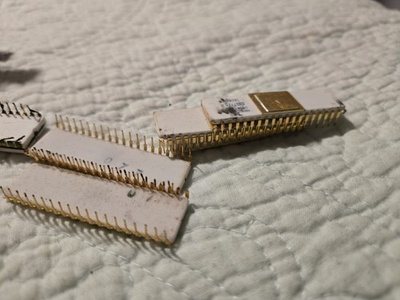 #ad Vintage Gold Taiwan Ceramic Scrap Electronics Gold 23.1g $60.00