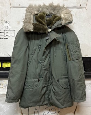 ORIGINAL USAF PARKA EXTREME COLD WEATHER TYPE N-3B COTTON 1983 EX MINT!!!! KLEIN