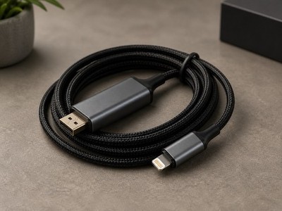 Lightning auf HDMI Adapter Kabel iPhone zu TV 1080p HDTV Kabel