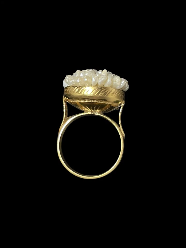 Anello In Argento Con Perle Modello Morosita - Immagine 3 di 4