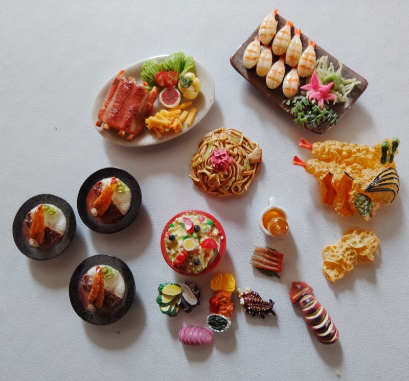 Vintage And New Miniature Japanese Food Mixed Lot