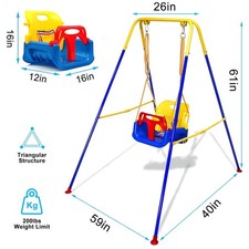 2-in-1 Toddler Swing  Jumper Set