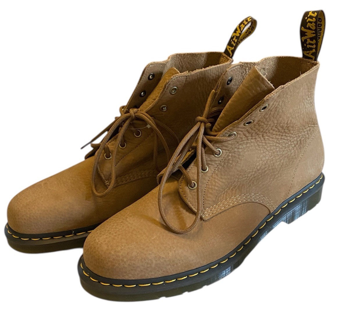 Dr. Martens 101 Unbound Tumbled Nubuck Brown Suede Leather  display picture 1