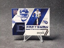 AJ Brown 2021 Panini Donruss Elite Craftsman Jerseys Relic #CJ5 Titans NM