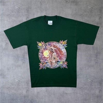 Vintage Screen Stars Bruce Lakofka Native American Spiritual Nature T-Shirt S