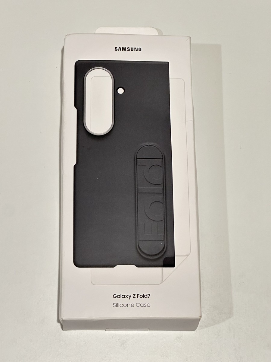 GENUINE Samsung Silicone Case Cover for Galaxy Z Fold7 Black