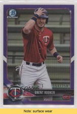 2018 Bowman Chrome Prospects Purple Refractor /250 Brent Rooker #BCP166 READ fm0
