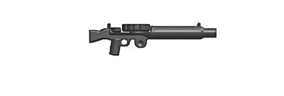 Brickarms Lewis Gun Black compatible with Lego bricks minifigure