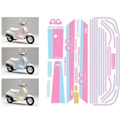 sticker Decals HONDA TACT AF09 COURAGE TACT Courreges  scooter