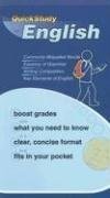 ENGLISH (QUICKSTUDY BOOKS) By Inc. Barcharts **Mint Condition**