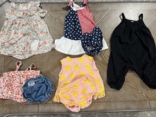 Baby Girl Clothing Lot 5 Outfits Size 3-6 Months Mixed Brands