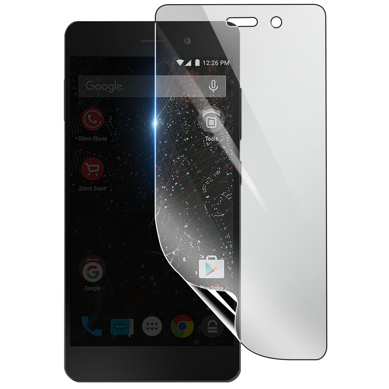 Protection Écran Blackphone 2 3mk Film Hydrogel Antichoc Transparent