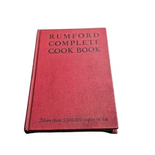 Rumford Complete Cook Book Lily Haxworth Wallace 1946 40th Edition