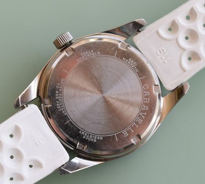Mint Example Vintage CARAVELLE 666 Shark Hunter Diver Watch