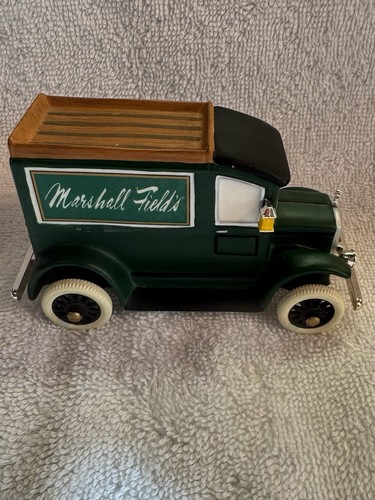 Dept 56 Marshall Field's Frango Delivery Truck 4" Rare greenChristmas In City - Bild 6 von 8