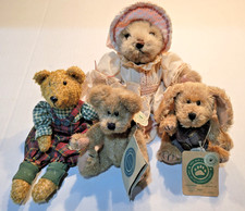 Lot of 4 Bears. Boyd s Bear, Russ Bears from the Past, Victorian Fiona , More