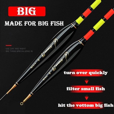 2024 New 2-piece Luminous Fishing Float with High Sensitivity Short Electronic R