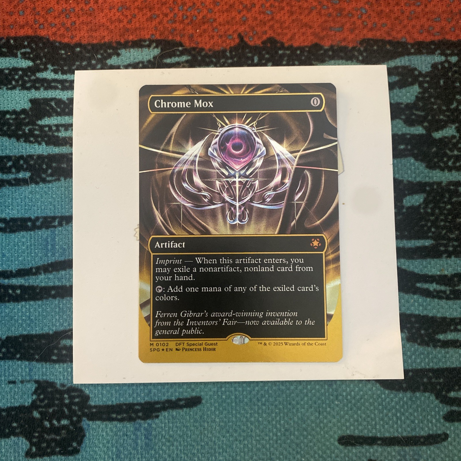 Chrome Mox (Borderless) DFT Special Guests First Place Foil - 102 - SPG MTG