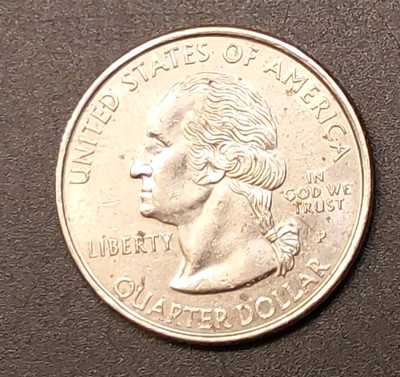 1999 Delaware Quarter Dollar Coin, A Common And Unique Coin 