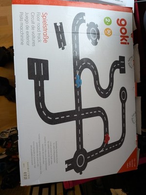 Goki Spielstraße mit Holzauto