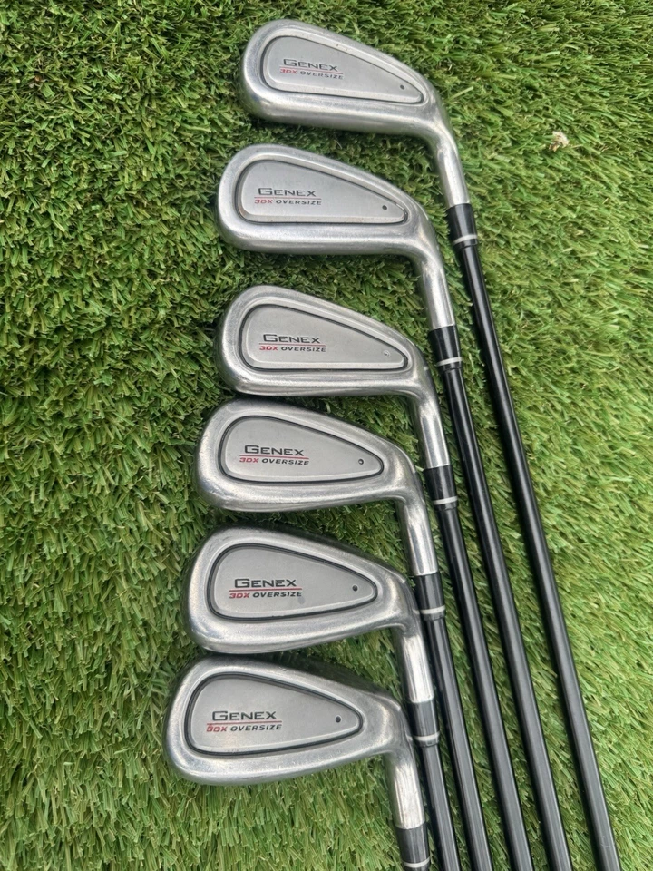Nickent Genex Golf Iron Set 3DX Oversize 5-PW RH Graph R Flex 75G - Image 2 of 4