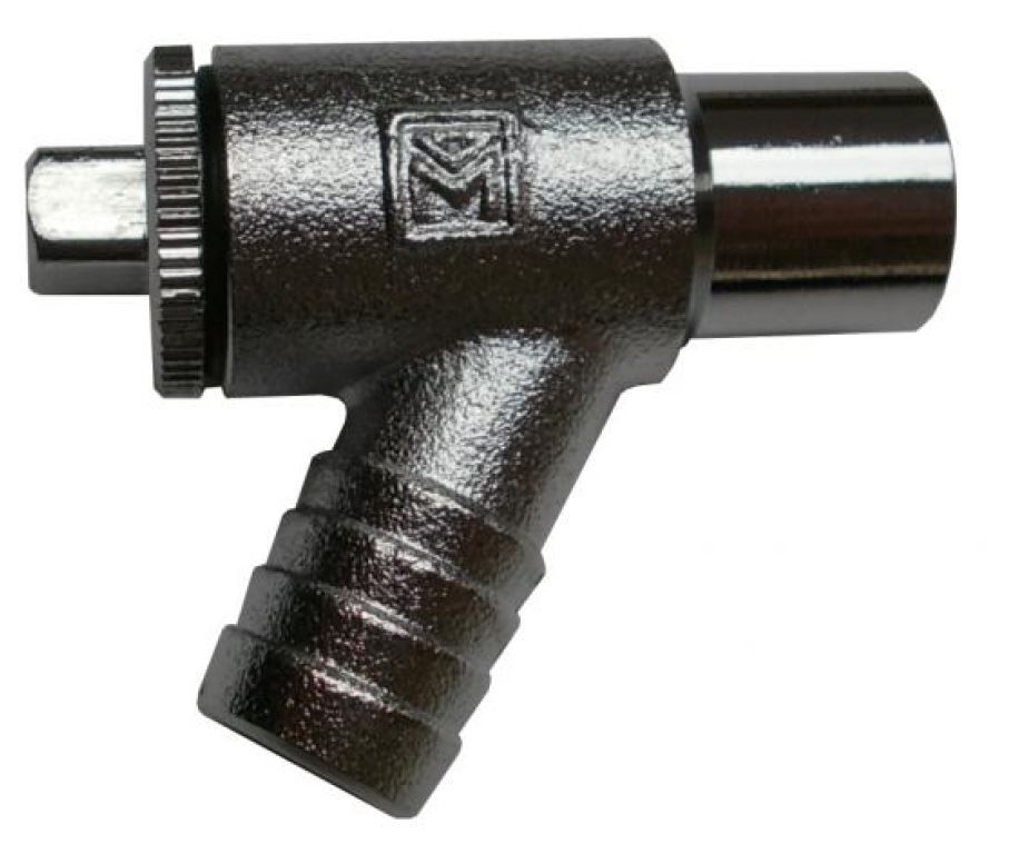 15mm Chrome Plated Type A Draw Off Cock - FREE Next-Day Delivery
