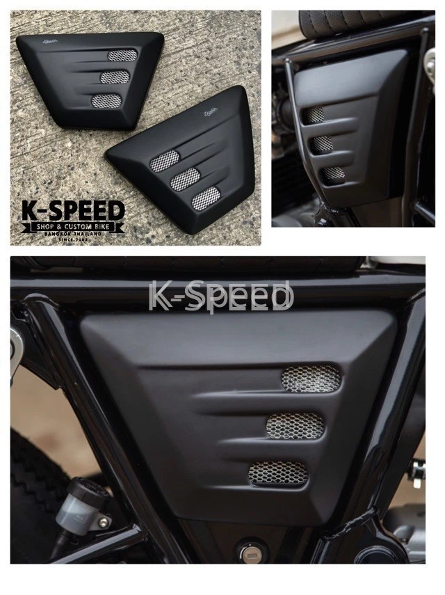 Diabolus Fairing Side Pocket Cover Fits Royal Enfield GT 650 Interceptor 650 INT - Picture 1 of 5