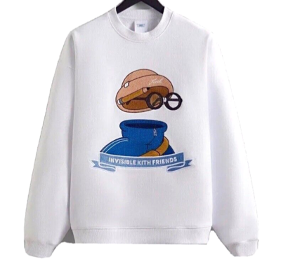 新品　KITH FOR INVISIBLE FRIENDS CREWNECK Kith x Invisible Friends Crewneck White Size: M | eBay
