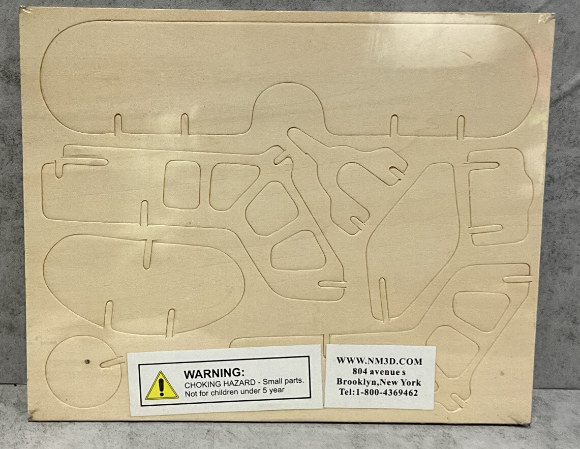 Bi-Plane Woodcraft Construction Kit P002 3D Wooden Puzzle | eBay