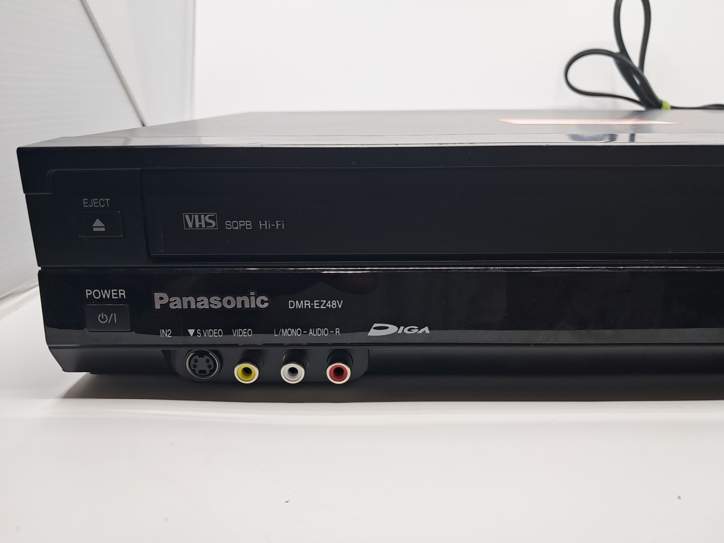 Panasonic DMREZ485V VHS/DVD Dubbing Recorder No Remote, TESTED WORKS