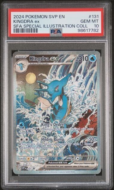 PSA 10 2024 POKEMON SVP EN-SV BLACK STAR PROMO #131 KINGDRA PSA 10 2024 POKEMON SVP EN-SV BLACK STAR PROMO #131 KINGDRA