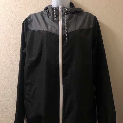 zine black windbreaker jacket