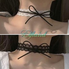 Choker Halsband Kropfband Halskette * Spitze Schleife * Gothic Vintage Sexy