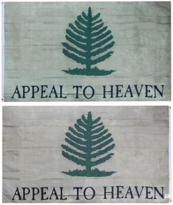 3X5 Appeal To Heaven Vintage Double Sided 100D Woven Poly Nylon Flag Banner