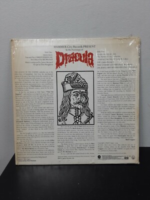 DRACULA 1974 RECORD LP Vinyl Christopher Lee Hammer Scary Story