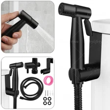 Toilet Shattaf Adapter Hose Bidet Spray Stainless Steel Handheld Shower Head US