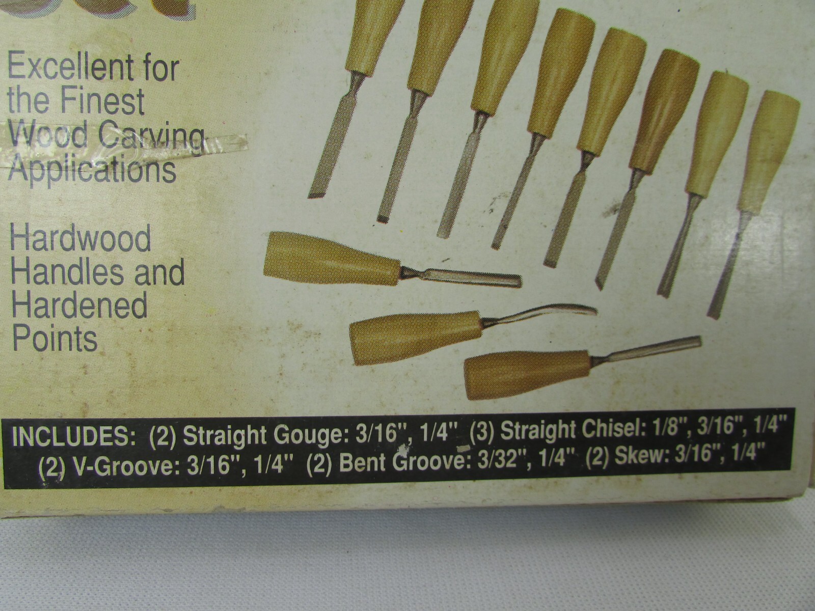 Vintage Harbor Freight 11 Pc Wood Carving Set. Item 04855 eBay