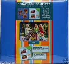 Tapestry by CR Gibson 12" x 12" Kids Scrapbook Complete 16 Designed Pages