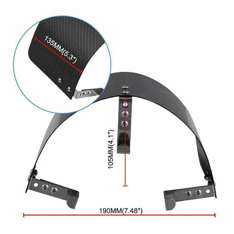 Cubierta de filtro de admisión de aire frío de acero inoxidable para cuello de 2,5-5,5 pulgadas protector térmico Foto 4 de 4