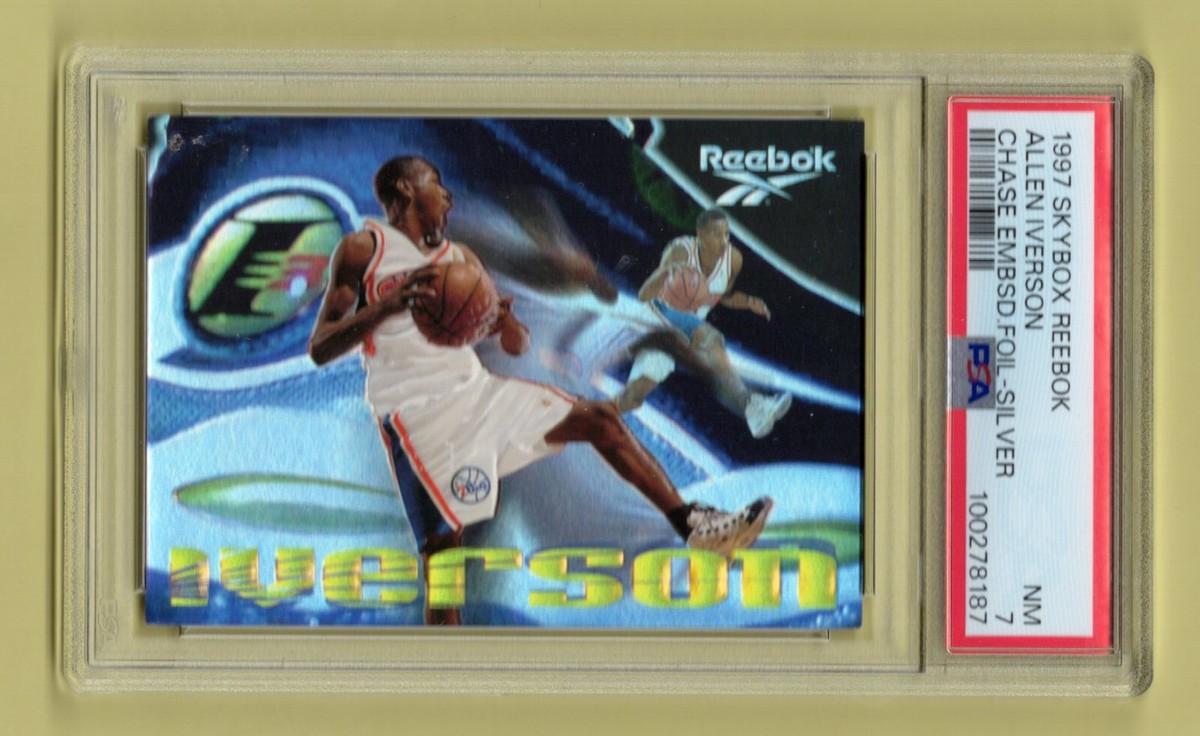 1997 Skybox Reebok Allen Iverson Chase Embossed Foil Basketball