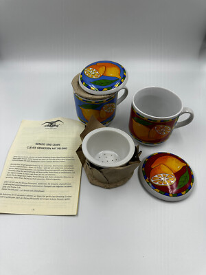 Teetassen mit Filter aus Porzellan Mount Everest Tea