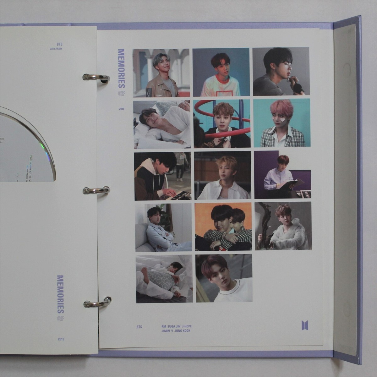MEMORIES OF 2018 　BTS DVD BTS MEMORIES OF 2018 DVD Full Package RM J-HOPE JIN SUGA