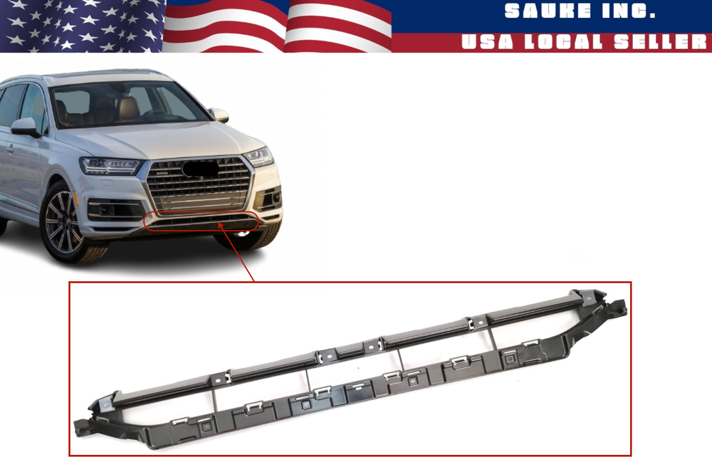 2016-2019 Audi Q7 Base Front Bumper Lower Center Grille Insert Trim