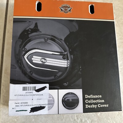 HARLEY 18-23 SOFTAIL DEFIANCE COLLECTION DERBY COVER # 25700963 BLACK NEW