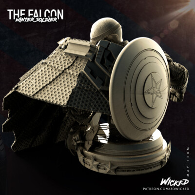 ✸THE FALCON ✸MARVEL MINI-BUST Marvel Bowen Mini-Bust The Falcon 500/3000 see description