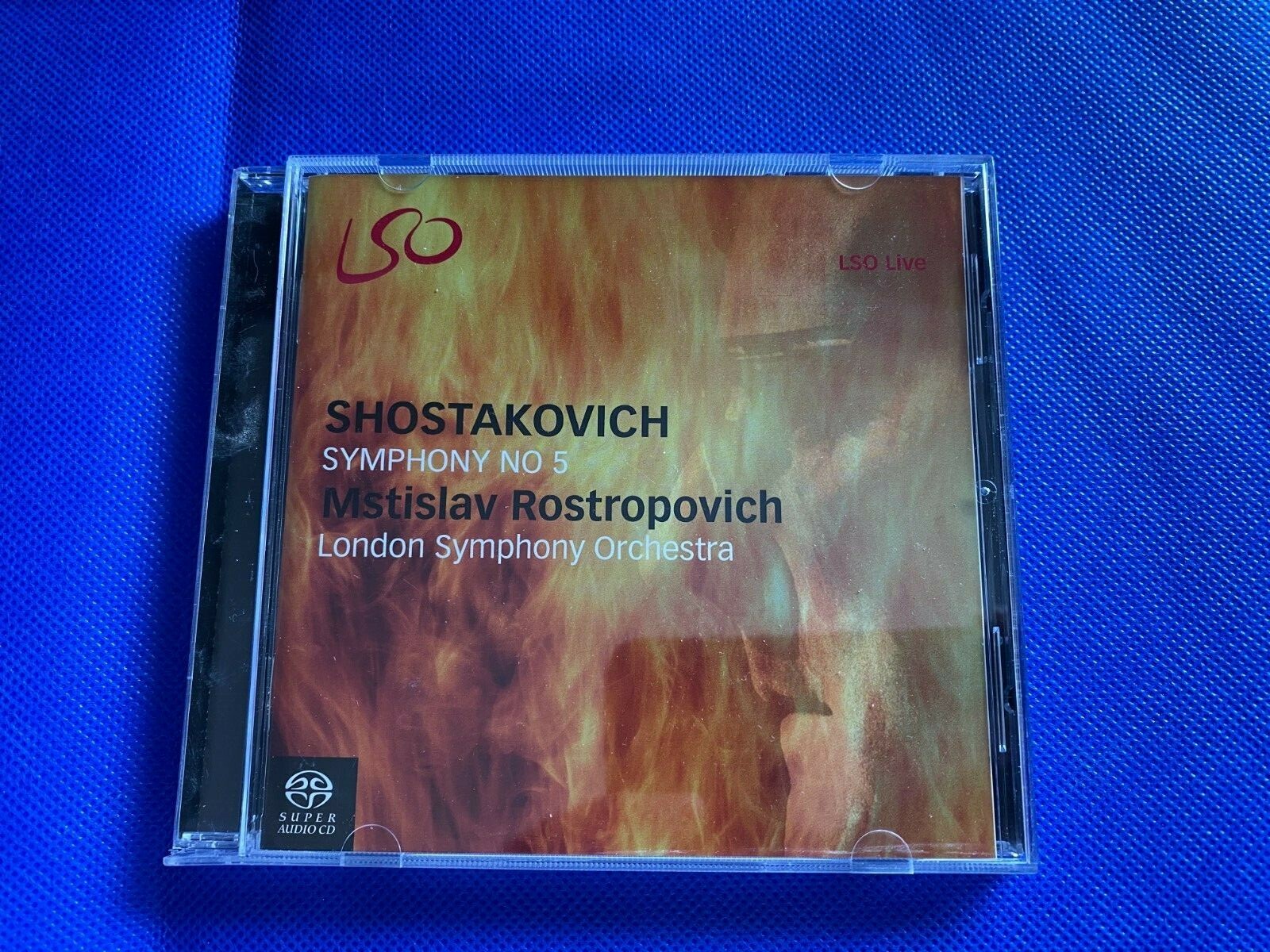 NEW Shostakovich: Symphony No. 5 by Mstislav Rostropovich SACD broken case