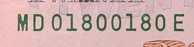2013  $20.00 US Note very nice Repeater  Trinary Fancy Bill