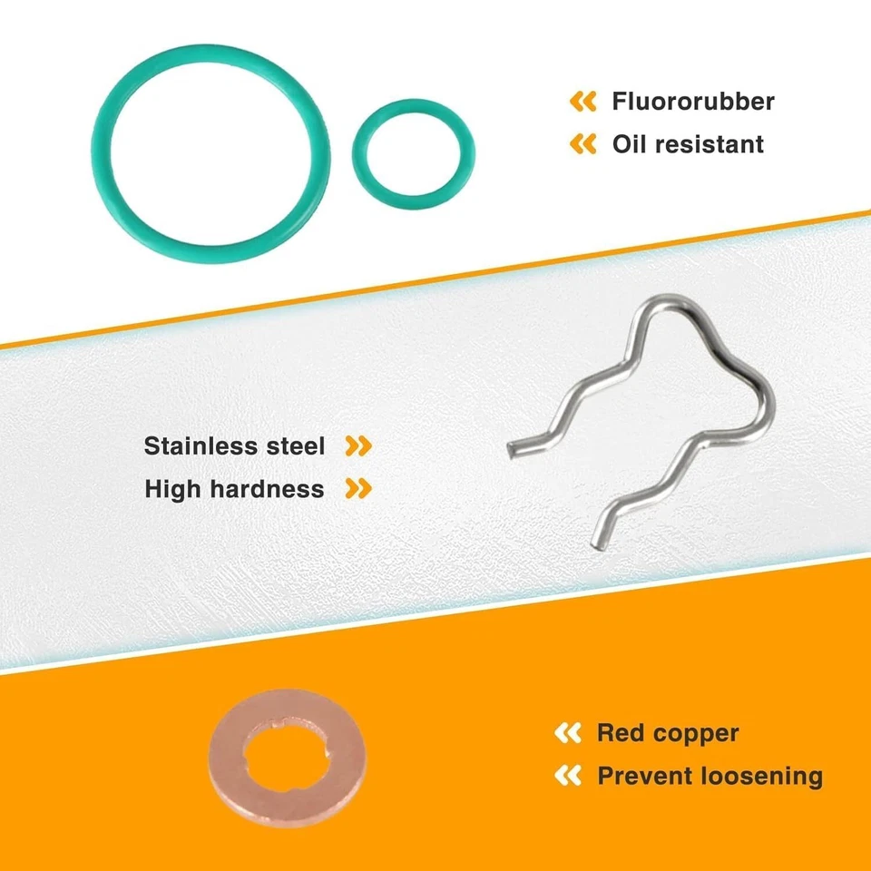 Injector O-Ring Set Fit for Chevrolet Express 2500 3500 / GMC Savana 6.6L 04-10 - Image 2 of 4