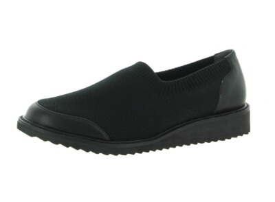 David Tate Social Womens Leather Slip On Loafers